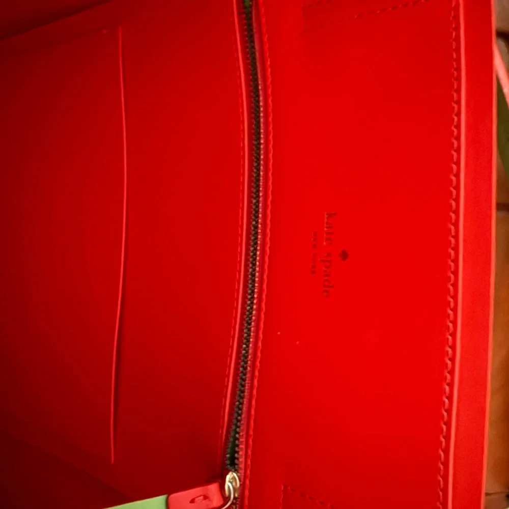 Kate Spade Red and Green Watermelon Tote - Picture 2 of 5